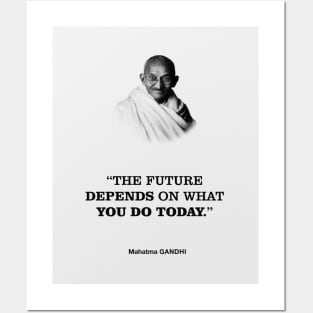 Mahatma Gandhi Success Quote Posters and Art